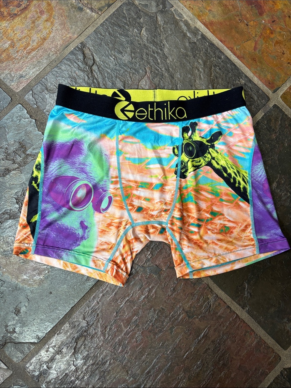 ethika Neon Safari Print Boxer Briefs
